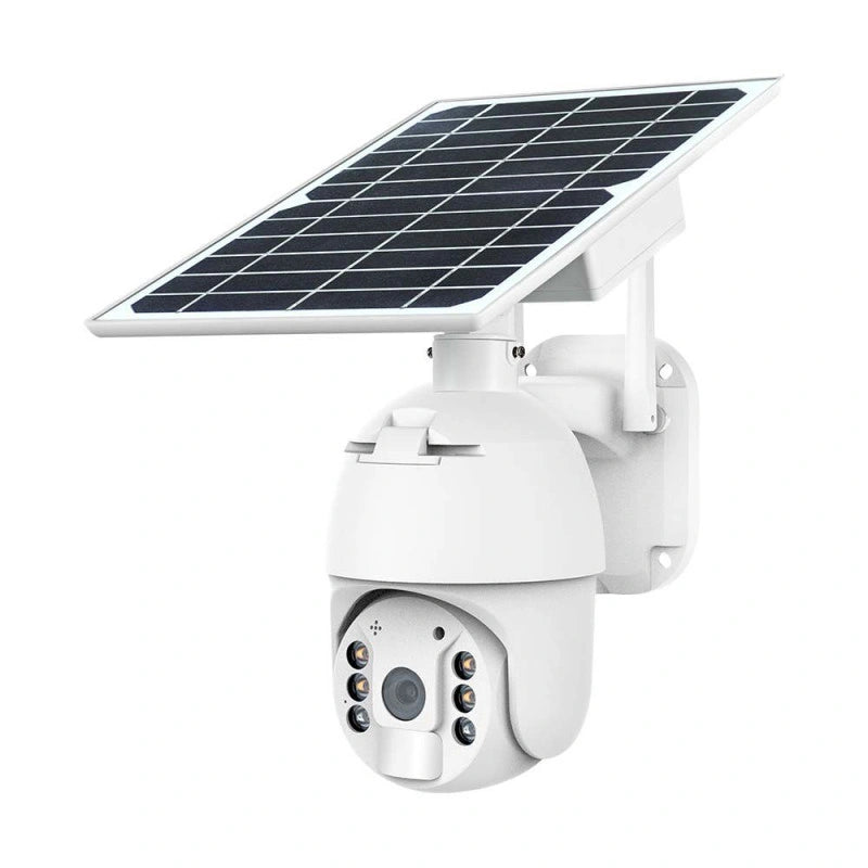WIFI HD Smart Соларна Камера Бяла/Черна
