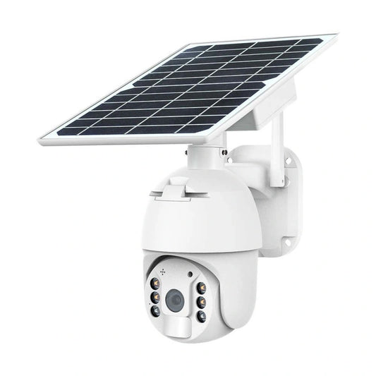 WIFI HD Smart Соларна Камера Бяла/Черна