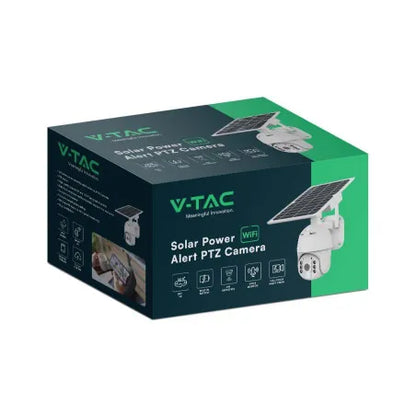 WIFI HD Smart Соларна Камера Бяла/Черна